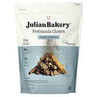 Julian Bakery ジュリアンベーカリー プログラノーラ 未開封 5袋 プロ グラノーラ クラスター、バニラシナモン、553g（19.5オンス）