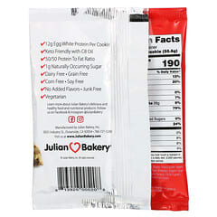 Julian Bakery, Pro Cookie, Mantequilla de maní con chips de chocolate, 55,6 g (1,96 oz)