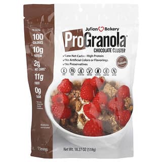 Julian Bakery, ProGranola®, Шоколадов клъстер, 18,27 унции (518 г)