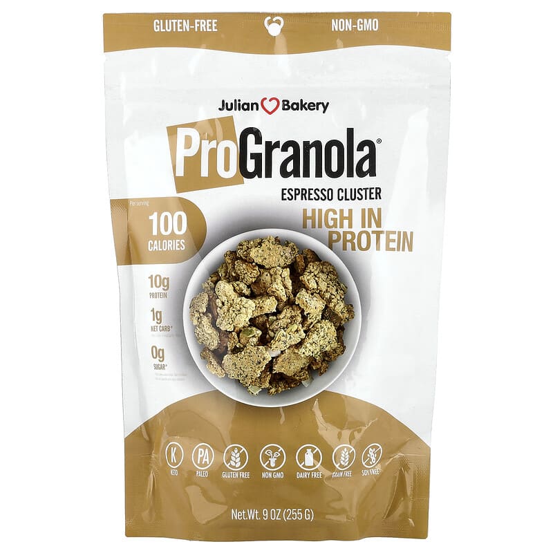 ProGranola®（プログラノーラ）、エスプレッソクラスター、255g（9オンス）