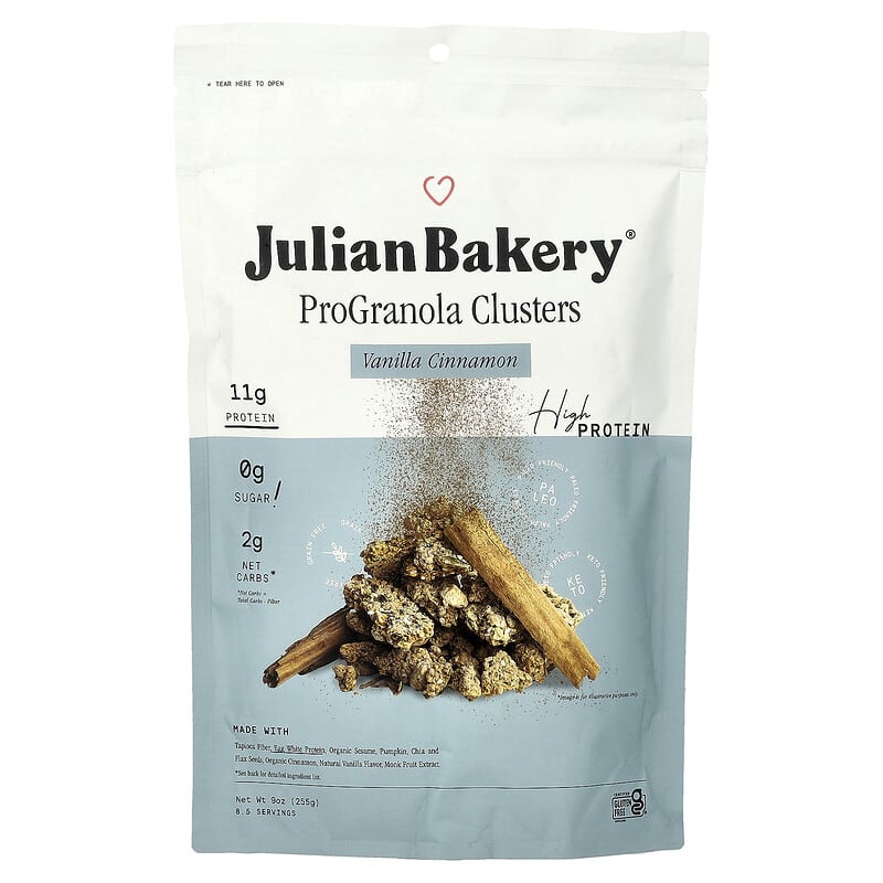 ProGranola（プログラノーラ）クラスター、バニラシナモン、255g（9