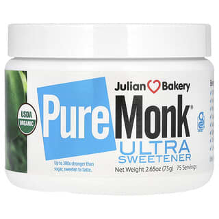 Julian Bakery, Pure Monk Ultra Sweetener, Süßstoff von Pure Monk, 75 g (2,65 oz.)