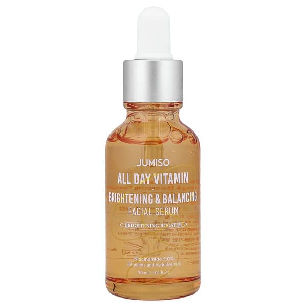 Jumiso, 올데이 비타민 브라이트닝 & 밸런싱 페이셜 세럼, 30ml(1.01fl oz)