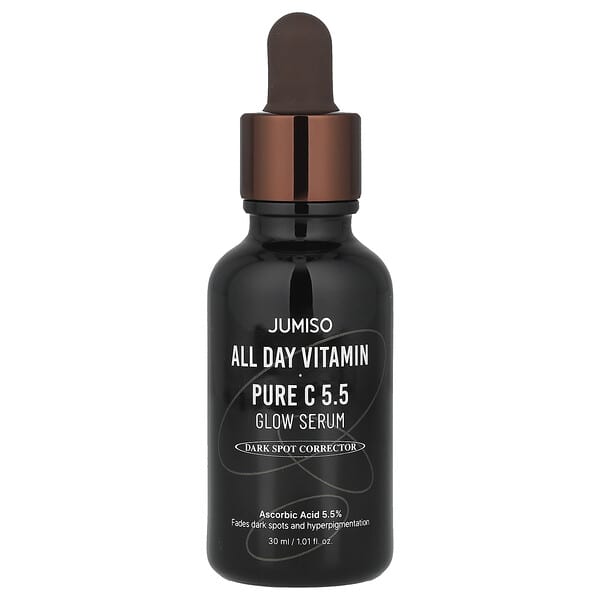 Jumiso, 올데이 비타민, 퓨어 C 5.5 글로우 세럼, 30ml(1.01fl oz)