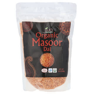 Jiva Organics, Organiczny dal Masoor, 908 g