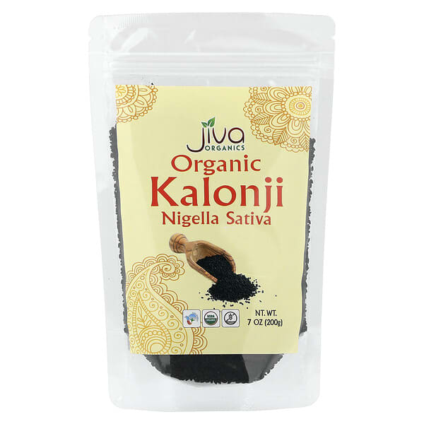 Jiva Organics, 유기농 블랙 커민, 200g(7oz)