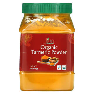 Jiva Organics, Organic Turmeric Powder,  1 lb (454 g)