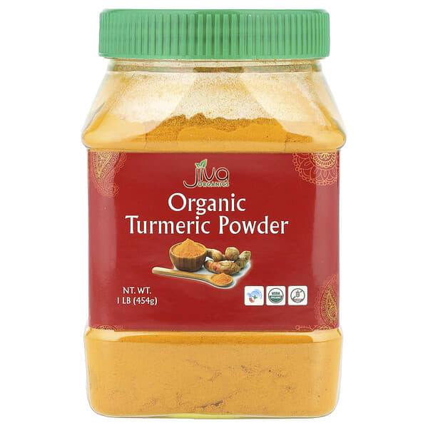 Jiva Organics, 有機薑黃粉，1 磅（454 克）
