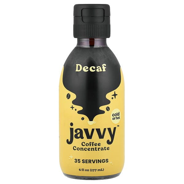 Javvy Coffee, Coffee Concentrate, Decaf, 6 fl oz (177 ml)