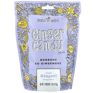 Jayone, Chewy Ginger Candy, просто имбирь, 141,8 г (5 унций)