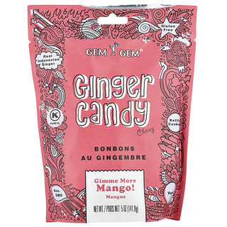 Jayone, Chewy Ginger Candy, Gimme More Mango!, 5 oz (141.8 g)