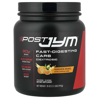 JYM Supplement Science, Post JYM, Hızlı Sindirilen Karbonhidrat, Mandalina, 2,2 lbs (993 g)