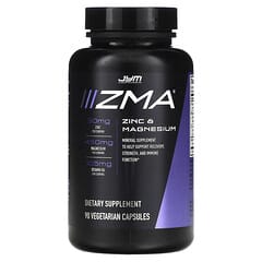 JYM Supplement Science, ZMA，锌和镁补充剂，90 粒素食胶囊