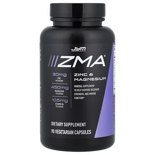 JYM Supplement Science, ZMA, zinc și magneziu, 90 capsule vegetariene