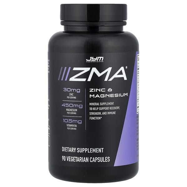 ZMA, Zinc & Magnesium, 90 Vegetarian Capsules