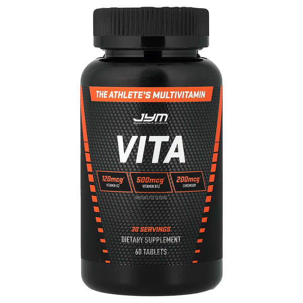 JYM Supplement Science, Vita, मल्टीविटामिन, 60 टैबलेट