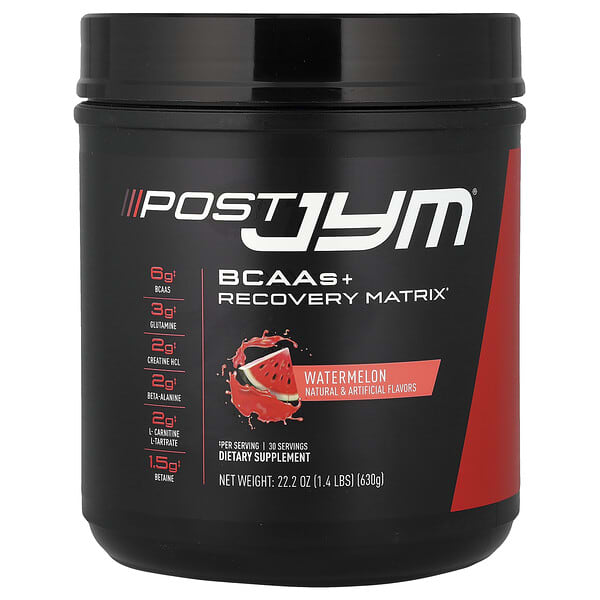 JYM Supplement Science, BCAAs + Recovery Matrix, Wassermelone, 630 g (22,2 oz.)