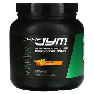 JYM Supplement Science, Pre JYM, Pré-entraînement haute performance, Tangerine, 500 g
