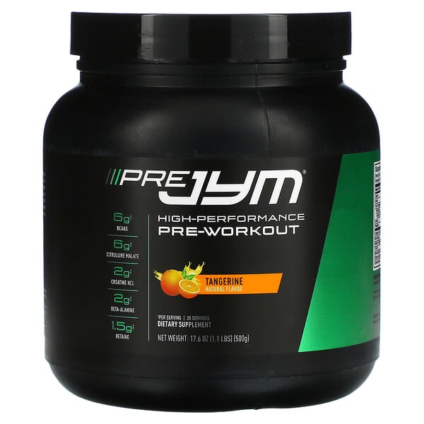 JYM Supplement Science, Pre JYM, High Performance Pre-Workout ...