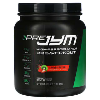 JYM Supplement Science, Pre JYM, High-Performance Pre-Workout, Strawberry Kiwi, 1.7 lbs (780 g)