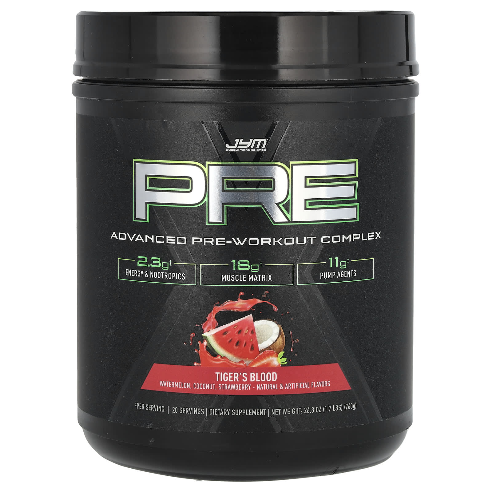 JYM Supplement Science, Pre JYM X（プレジェイムエックス）、アドバンスト プレワークアウト コンプレックス