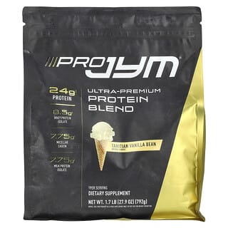 JYM Supplement Science, Pro JYM, Ultra-Premium Protein Blend, Tahitian Vanilla Bean, 1.7 lb (792 g)