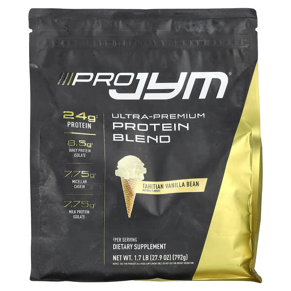 Pro JYM, Ultra-Premium Protein Blend, Tahitian Vanilla Bean, 1.7 lb (792 g)