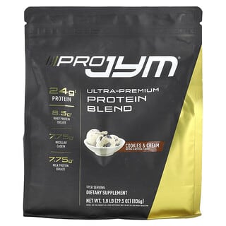 JYM Supplement Science, Pro JYM, miscela proteica ultra premium, biscotti e crema, 836 g