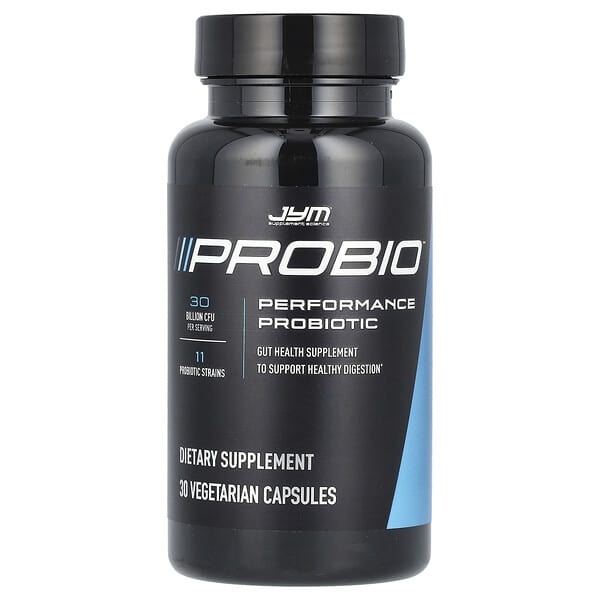 JYM Supplement Science, Probio，表現加強益生菌，300 億 CFU，30 粒素食膠囊