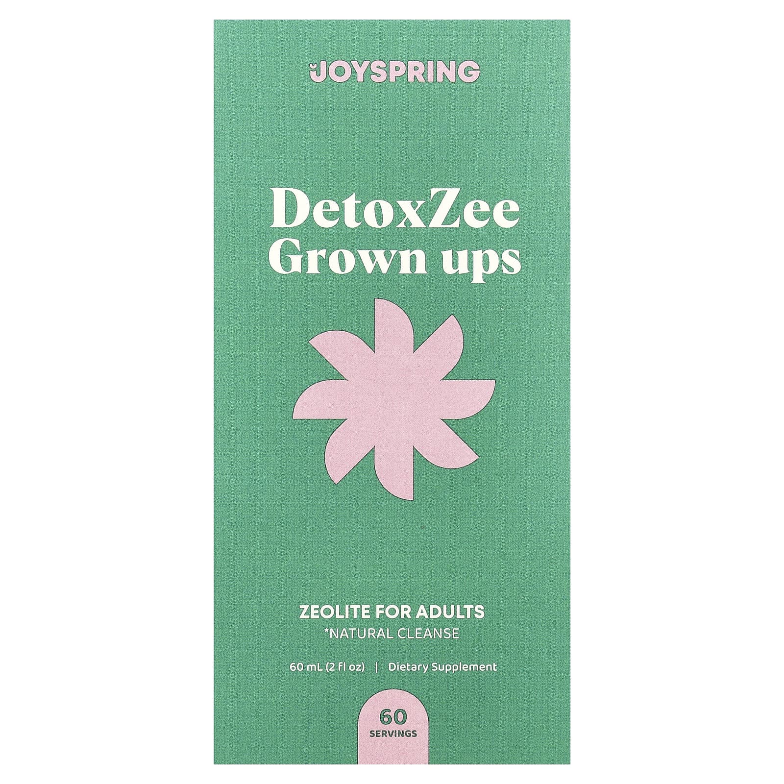 DetoxZee Grown Ups, Zeolite For Adults, 2 fl oz (60 ml)