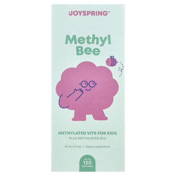 JoySpring, 메틸 벌, 어린이용 메틸화 비타민V, 30ml(1fl oz)