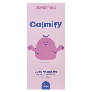 JoySpring, Calmify, жидкий магний, 30 мл (1 жидк. унция)