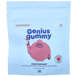 JoySpring, Genius gumeni bomboni, jagoda, 60 gumenih bombona