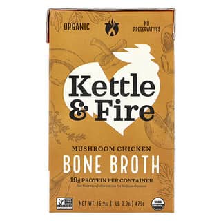 Kettle & Fire, Bone Broth, Mushroom Chicken, 16.9 oz (479 g)