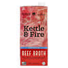 Kettle & Fire, Caldo de carne de res, Bajo en sodio, 907 g (32 oz)