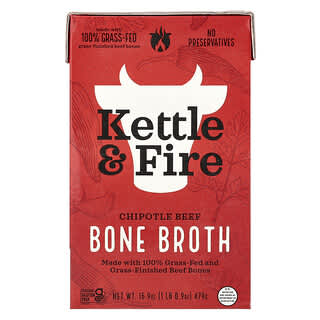 Kettle & Fire, чипотле, говяжий и костный бульон, 479 г (16,9 унции)