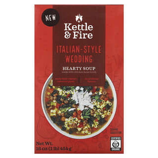 Kettle & Fire, Hearty Soup, Noce à l'italienne, 454 g