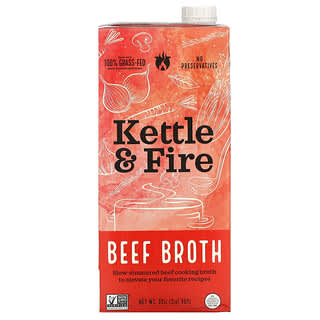 Kettle & Fire, Beef Broth, 32 oz (907 g)