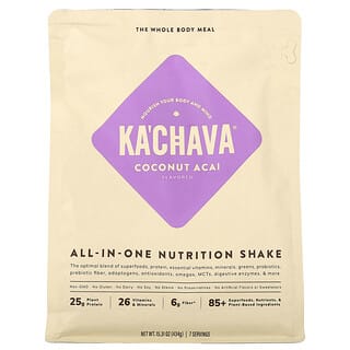 KaChava, Le shake nutritionnel tout-en-un, Noix de coco et açaï, 434 g