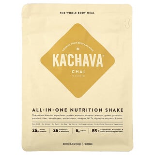 كاتشافا‏, مخفوق التغذية الكل في واحد ، تشاي ، 15.31 أونصة (434 جم)