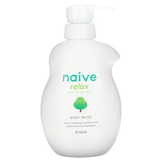 Kracie, Naive, Gel douche, Relaxation, 530 ml