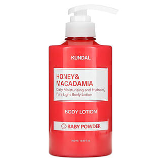 Kundal, Honey & Macadamia Body Lotion, Baby Powder, 16.9 fl oz (500 ml)