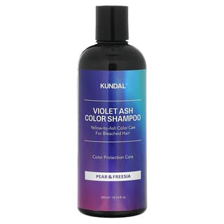 Kundal, Shampoo de Cor de Cinza Violeta, Pera e Frésia, 300 ml (10,14 fl oz)