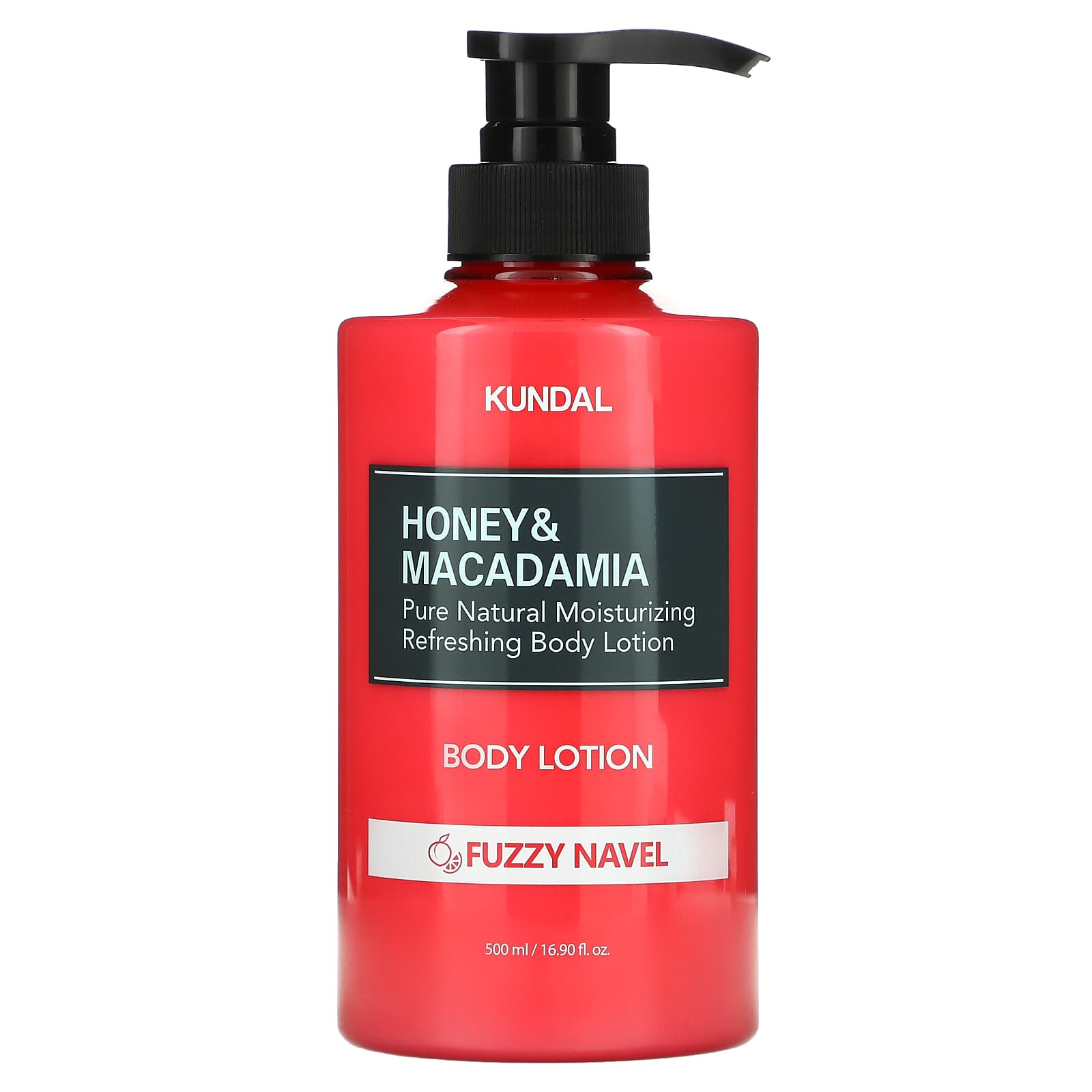 Kundal, Honey & Macadamia, Body Lotion, Fuzzy Navel, 16.9 fl oz (500 ml