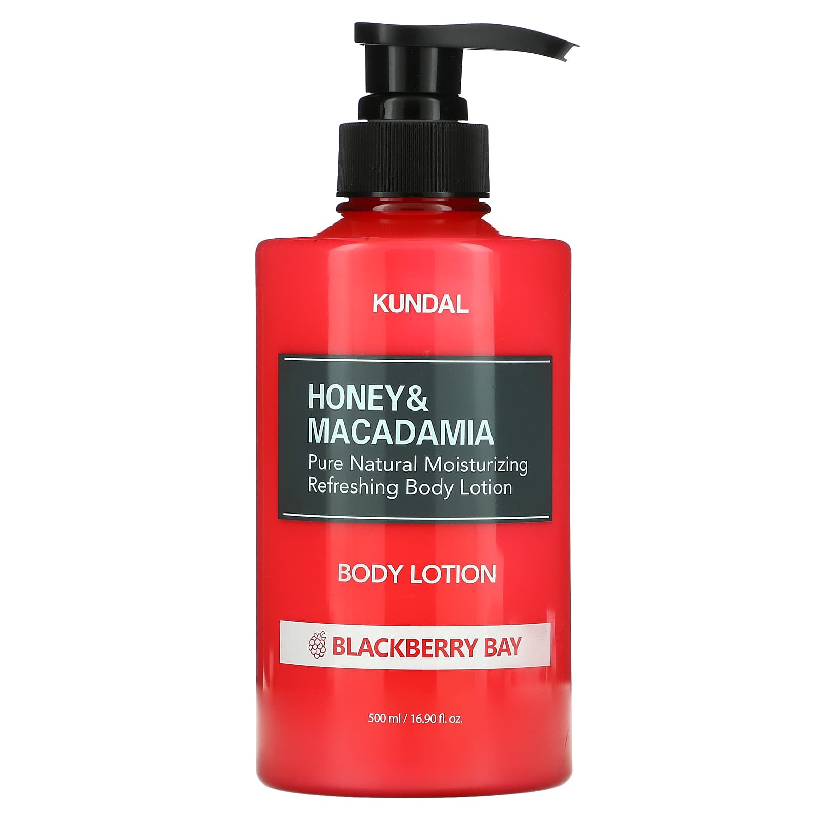 hoop Drink water renderen Kundal, Honey & Macadamia Body Lotion, Blackberry Bay, 16.9 fl oz (500 ml)