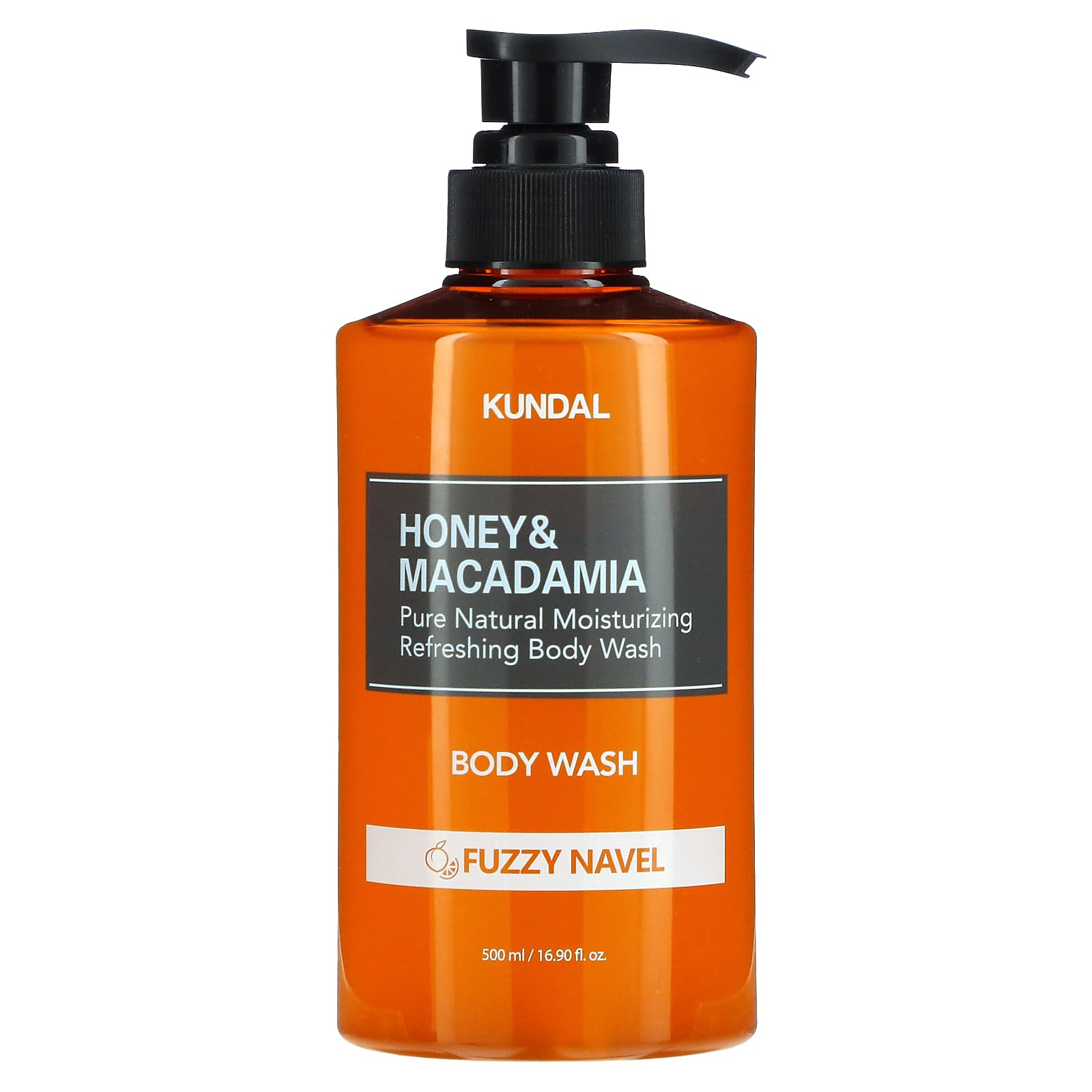 Kundal, Honey & Macadamia, Refreshing Body Wash, Fuzzy Navel, 16.90 fl