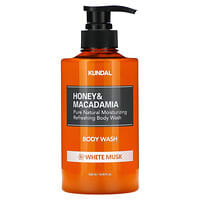 ハニー＆マカダミア、ボディウォッシュ、ホワイトムスク、500ml（16.9