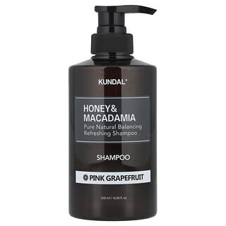 Kundal, Champú con miel y macadamia, Pomelo rosa, 500 ml (16,9 oz. líq.)
