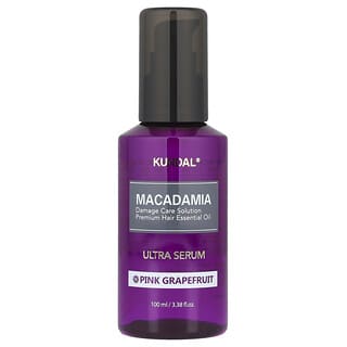 Kundal, Сыворотка для волос Macadamia Ultra, розовый грейпфрут, 100 мл (3,38 жидк. Унции)