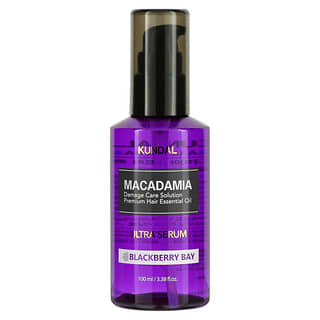 Kundal, Macadamia, Ultra Hair Serum, Blackberry Bay, 3.38 fl oz (100 ml)